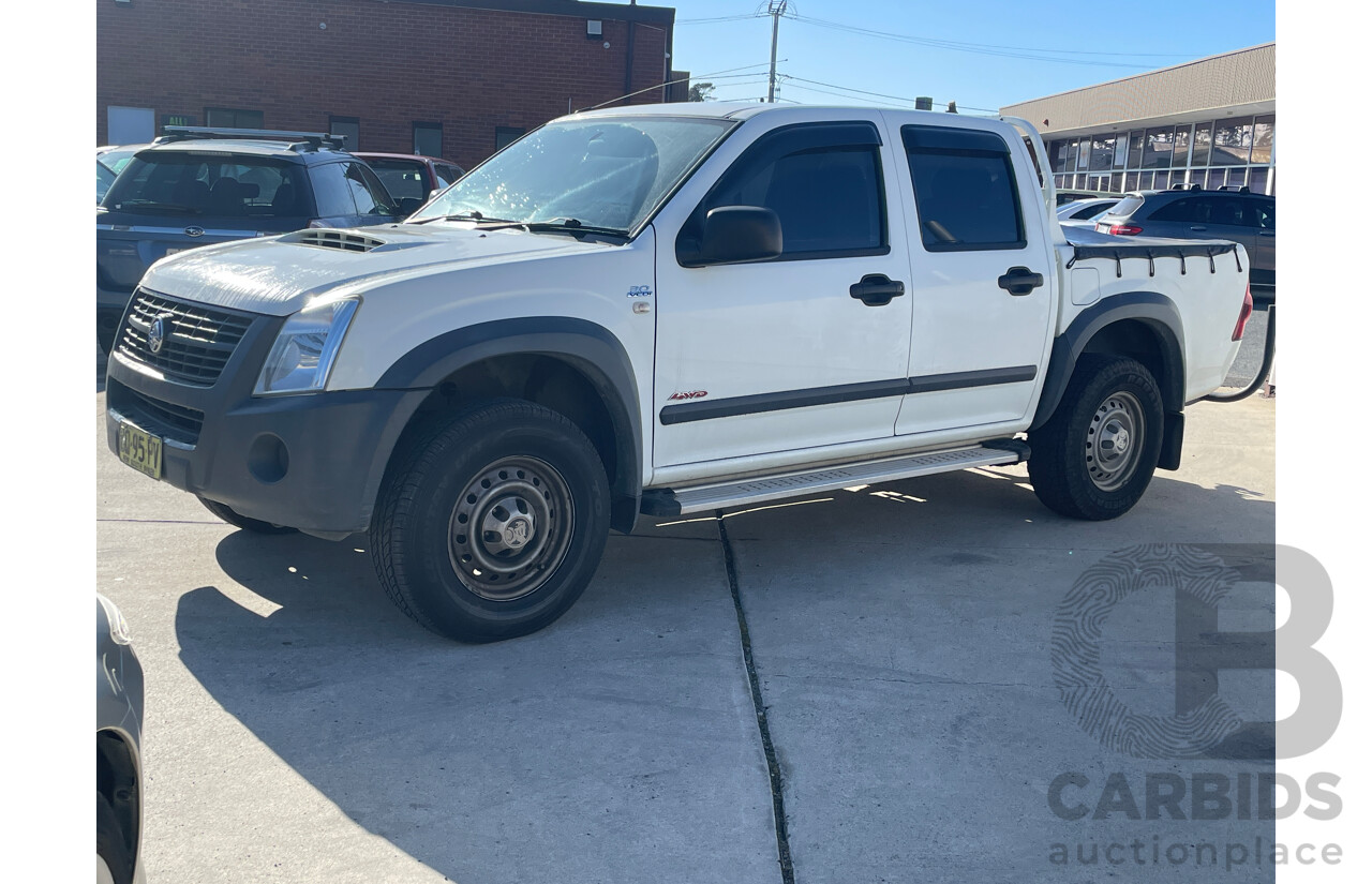 8/2007 Holden Rodeo LX (4x4) RA MY07 Crew Cab P/Up White 3.0L