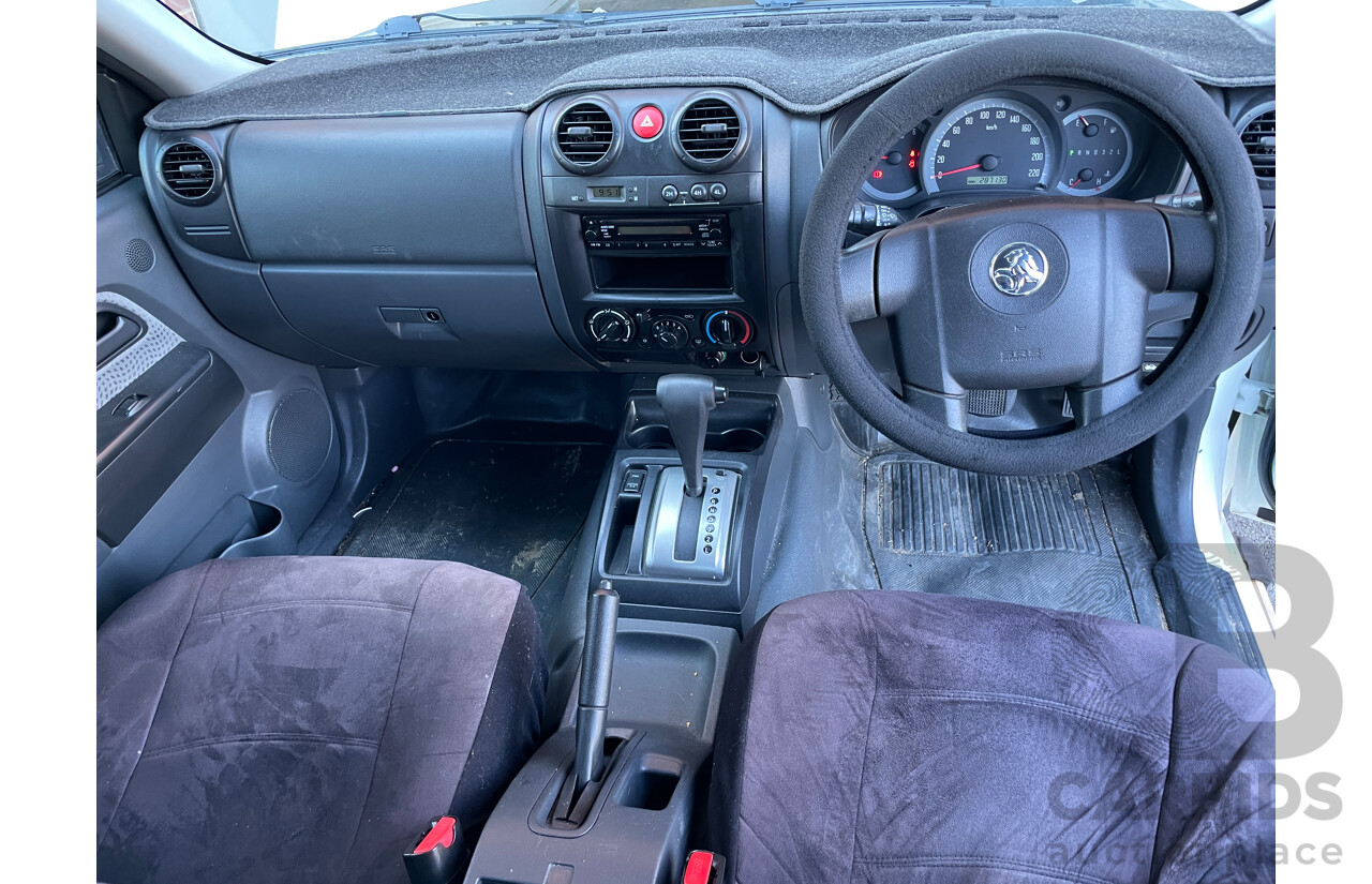 8/2007 Holden Rodeo LX (4x4) RA MY07 Crew Cab P/Up White 3.0L