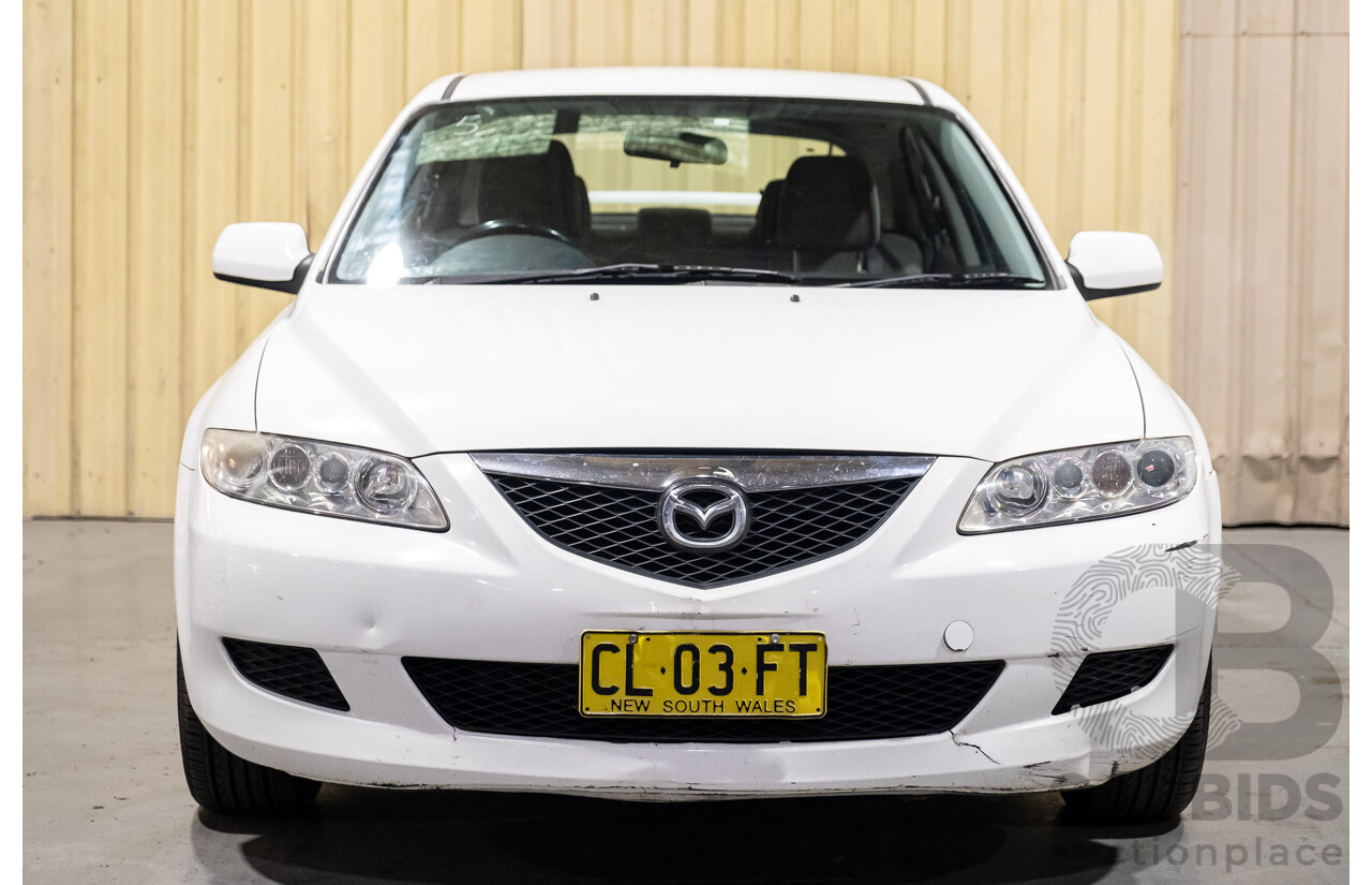 8/2003 Mazda 6 Classic GG 4d Sedan White 2.3L