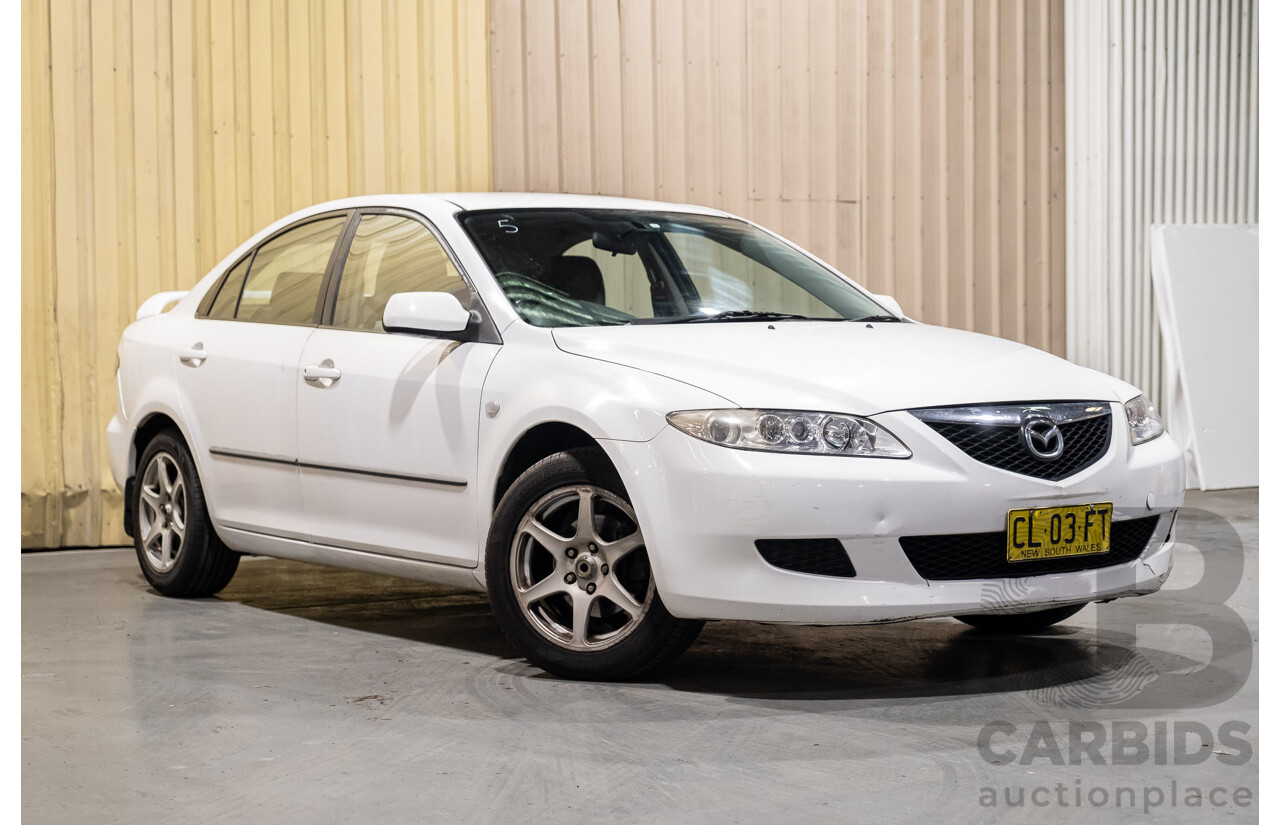 8/2003 Mazda 6 Classic GG 4d Sedan White 2.3L