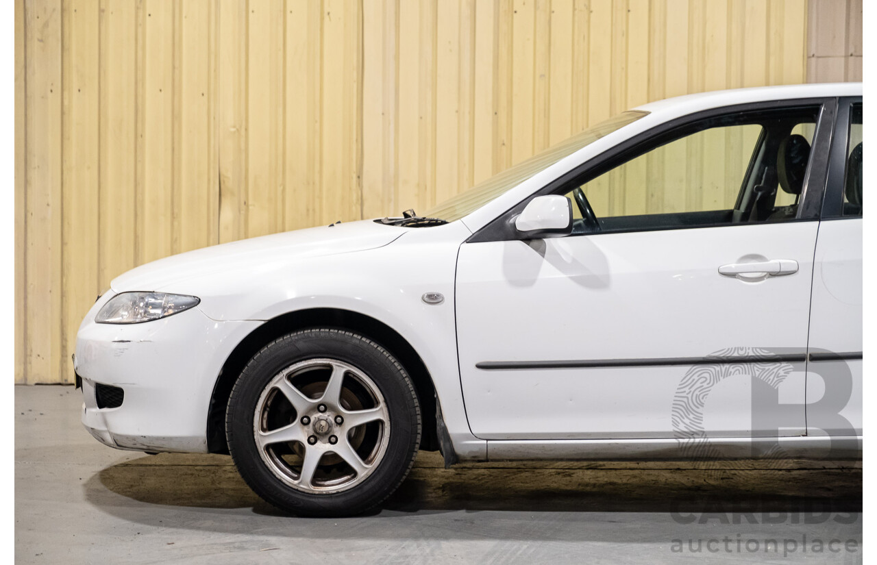 8/2003 Mazda 6 Classic GG 4d Sedan White 2.3L