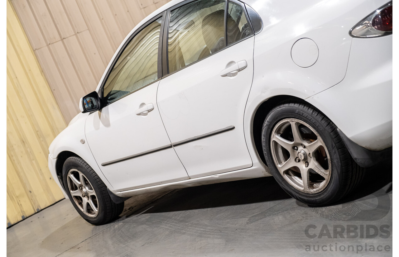 8/2003 Mazda 6 Classic GG 4d Sedan White 2.3L