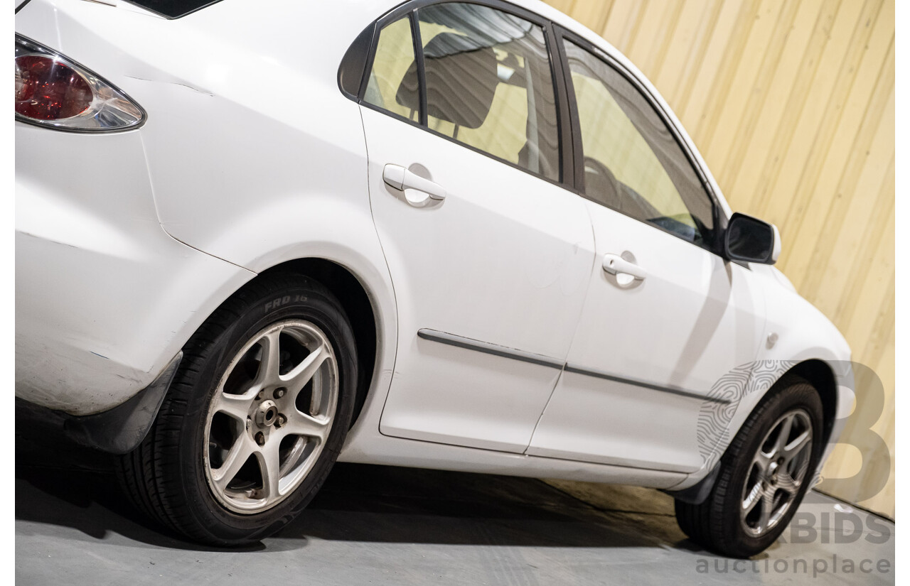 8/2003 Mazda 6 Classic GG 4d Sedan White 2.3L