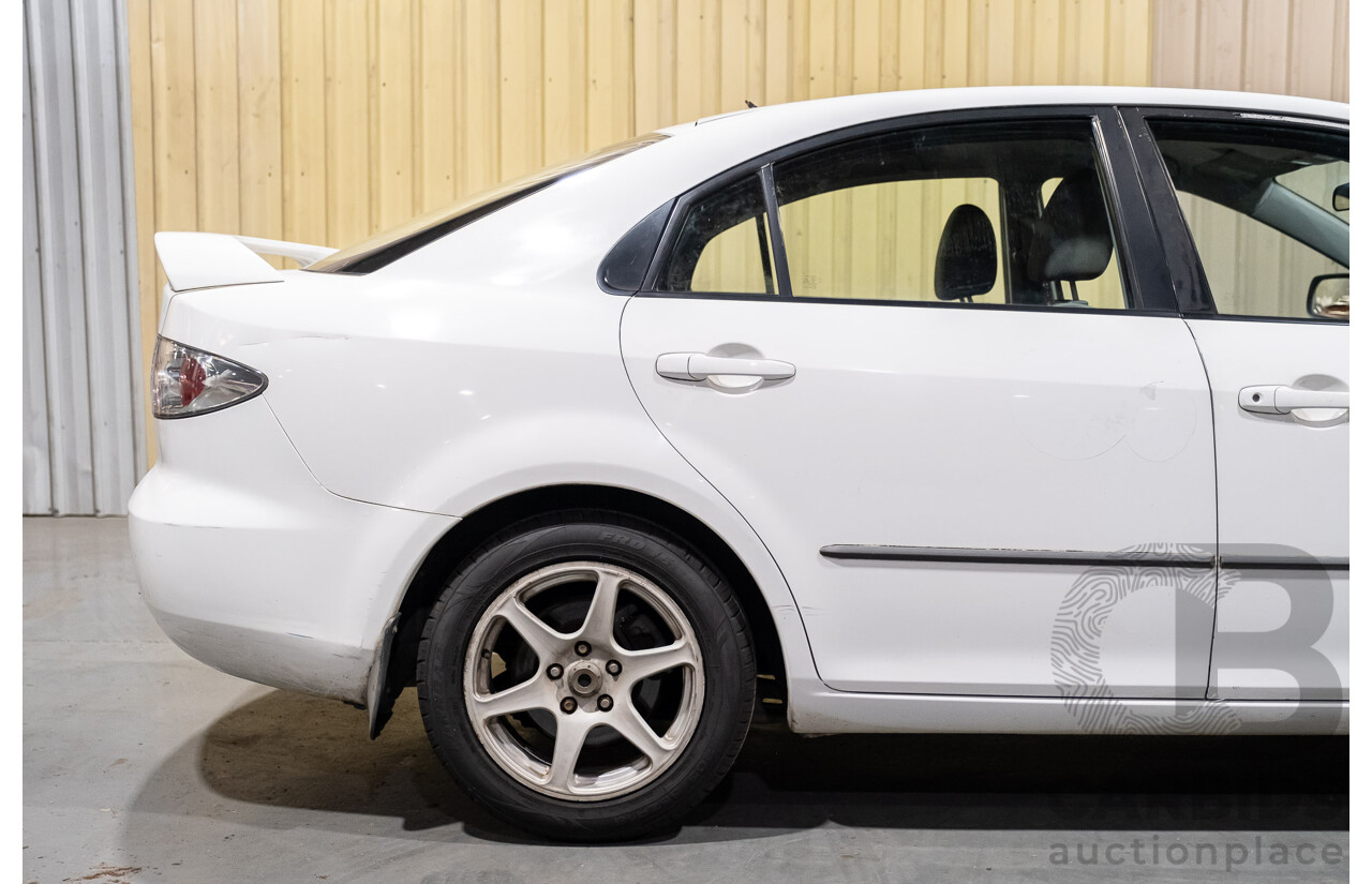 8/2003 Mazda 6 Classic GG 4d Sedan White 2.3L