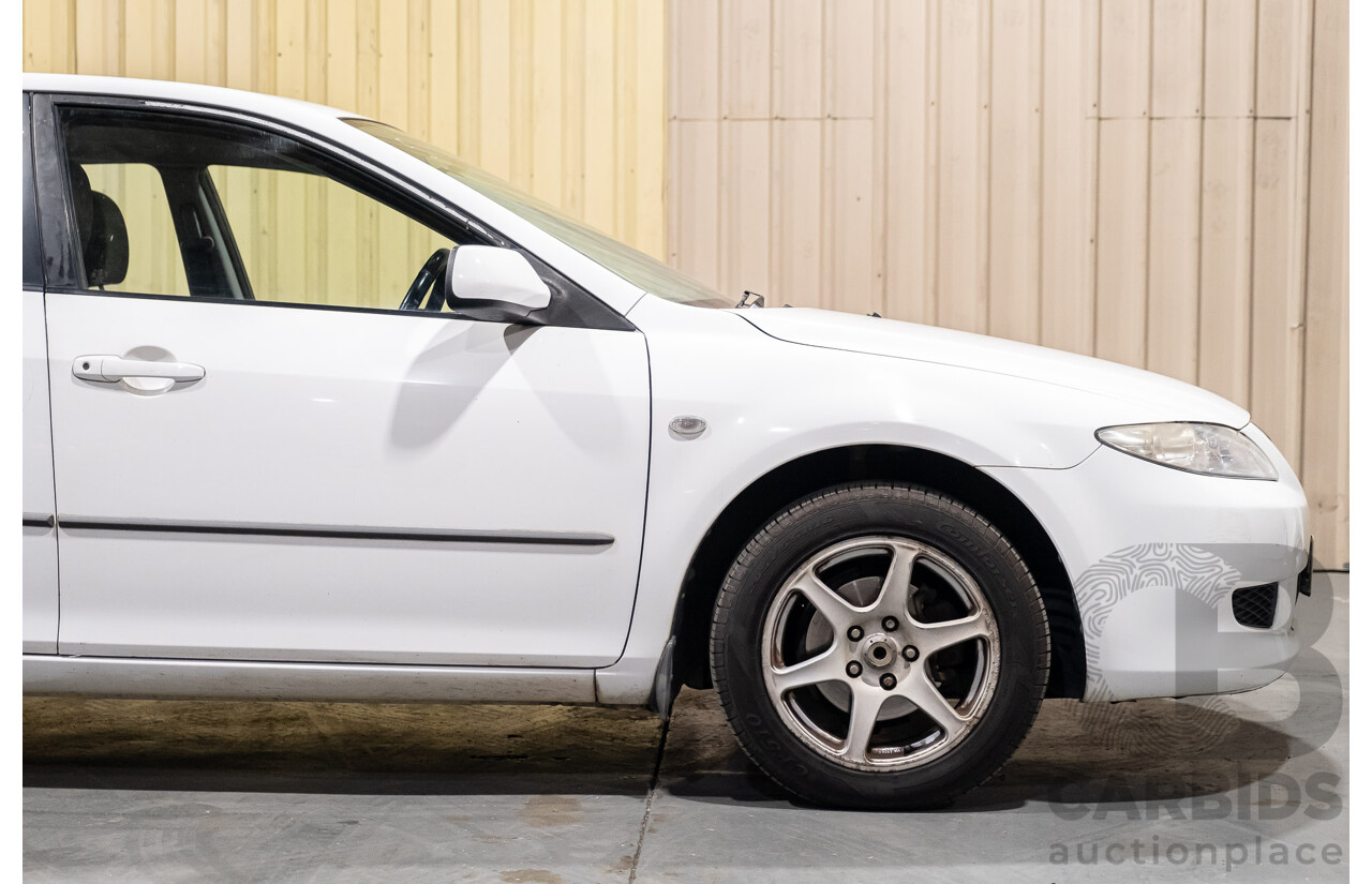 8/2003 Mazda 6 Classic GG 4d Sedan White 2.3L