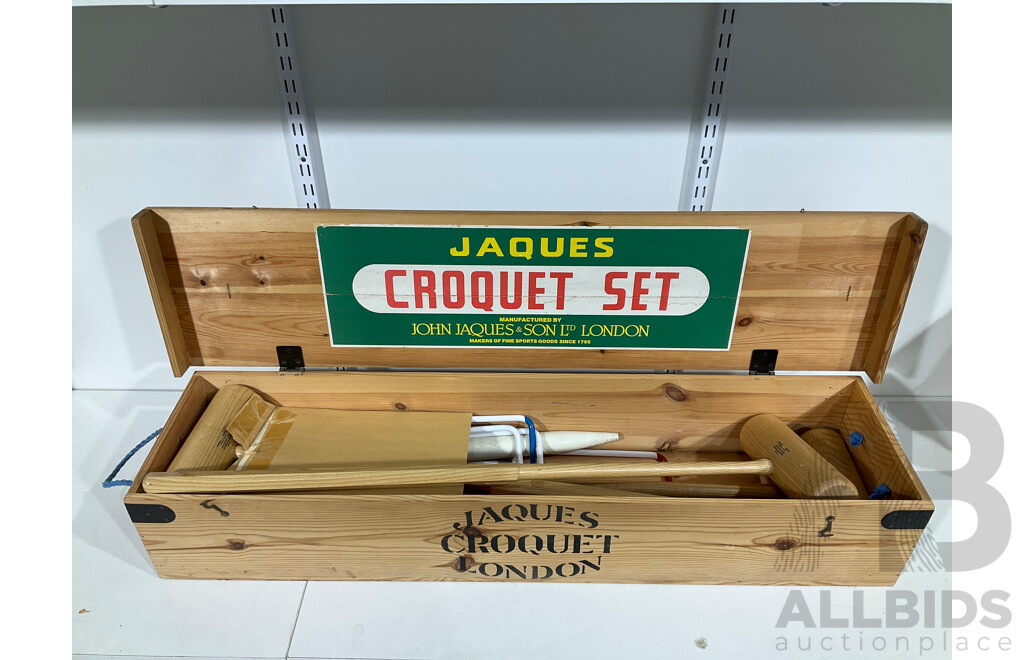 Jaques Croquet Set by Jaques and Son London