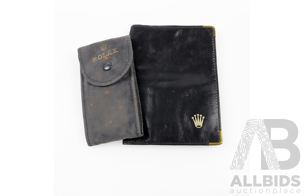 Vintage Rolex Merchandise - Including Leather Card Wallet