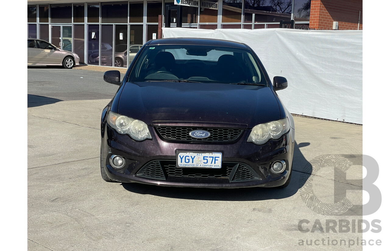 12/2009 Ford Falcon XR6 FG 4d Sedan Purple 4.0L