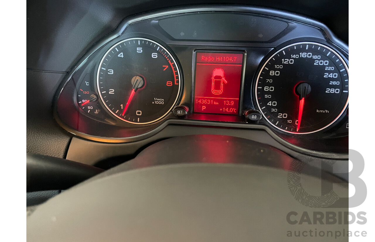 3/2011 Audi Q5 2.0 TFSI Quattro 8R MY11 4d Wagon Silver 2.0L