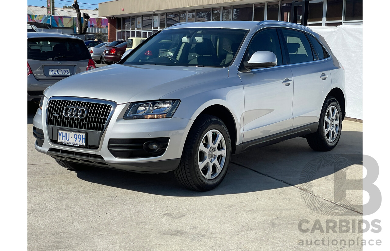 3/2011 Audi Q5 2.0 TFSI Quattro 8R MY11 4d Wagon Silver 2.0L