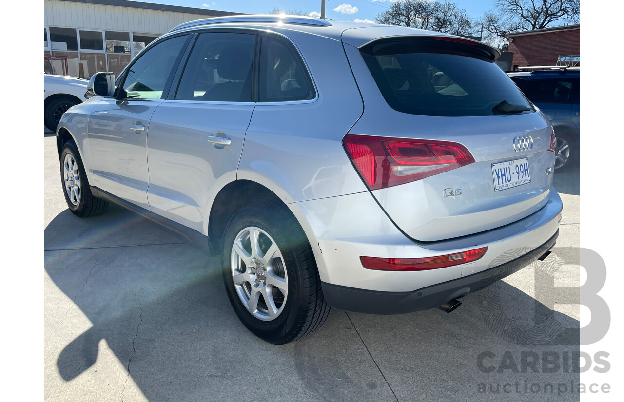 3/2011 Audi Q5 2.0 TFSI Quattro 8R MY11 4d Wagon Silver 2.0L