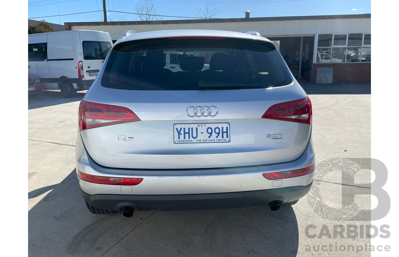 3/2011 Audi Q5 2.0 TFSI Quattro 8R MY11 4d Wagon Silver 2.0L
