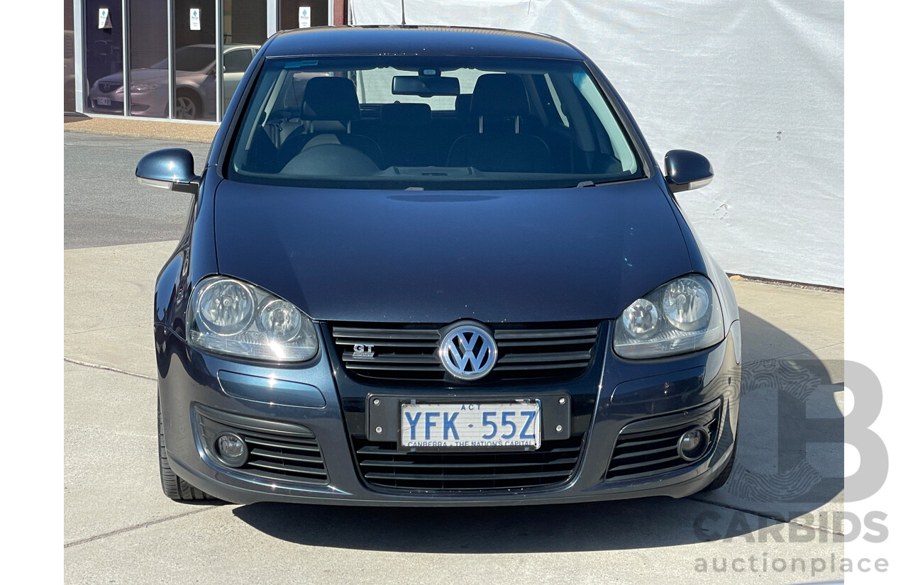 3/2008 Volkswagen Golf GT Sport TDI 1K MY08 UPGRADE 5d Hatchback Black 2.0L