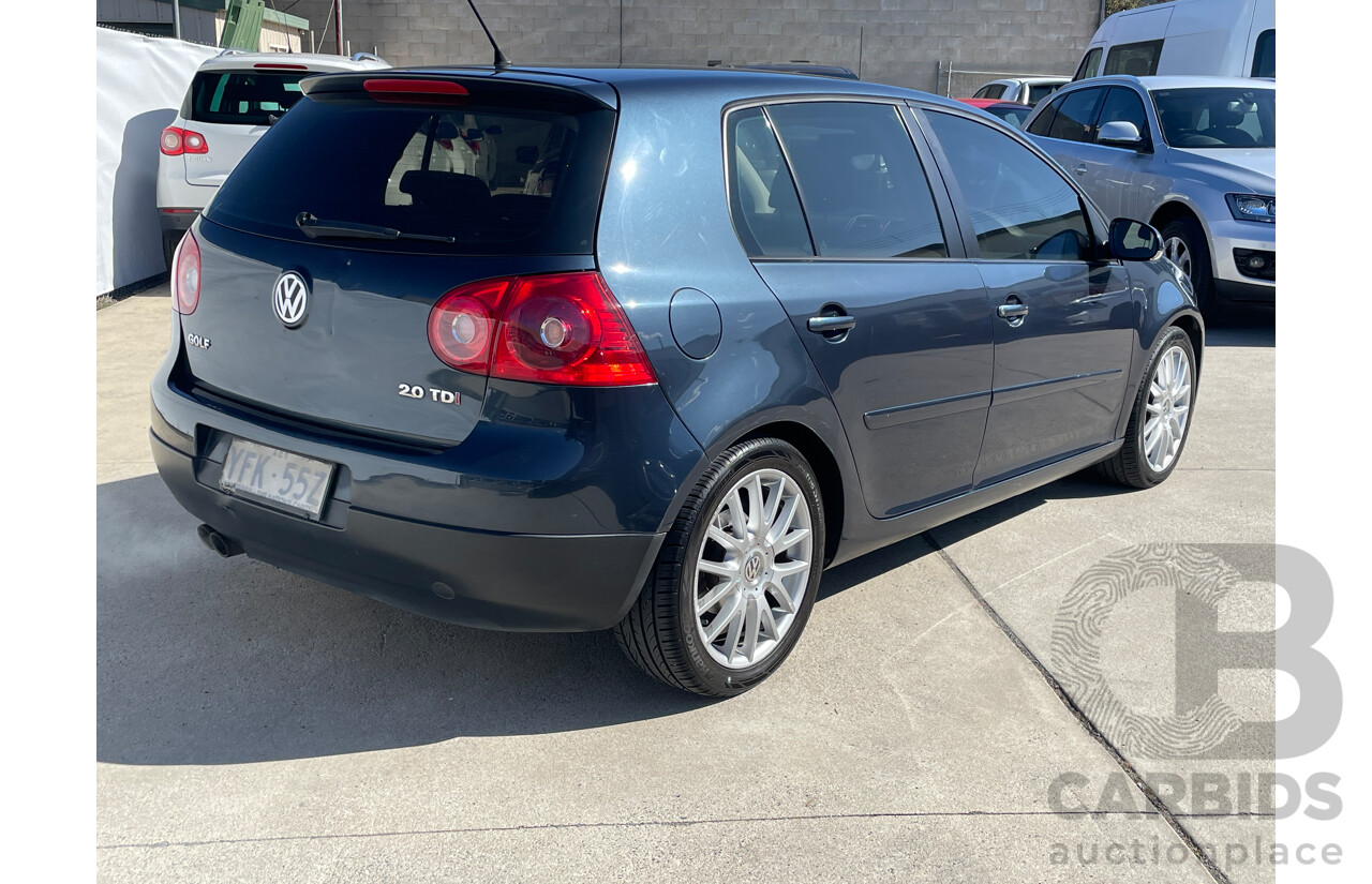 3/2008 Volkswagen Golf GT Sport TDI 1K MY08 UPGRADE 5d Hatchback Black 2.0L