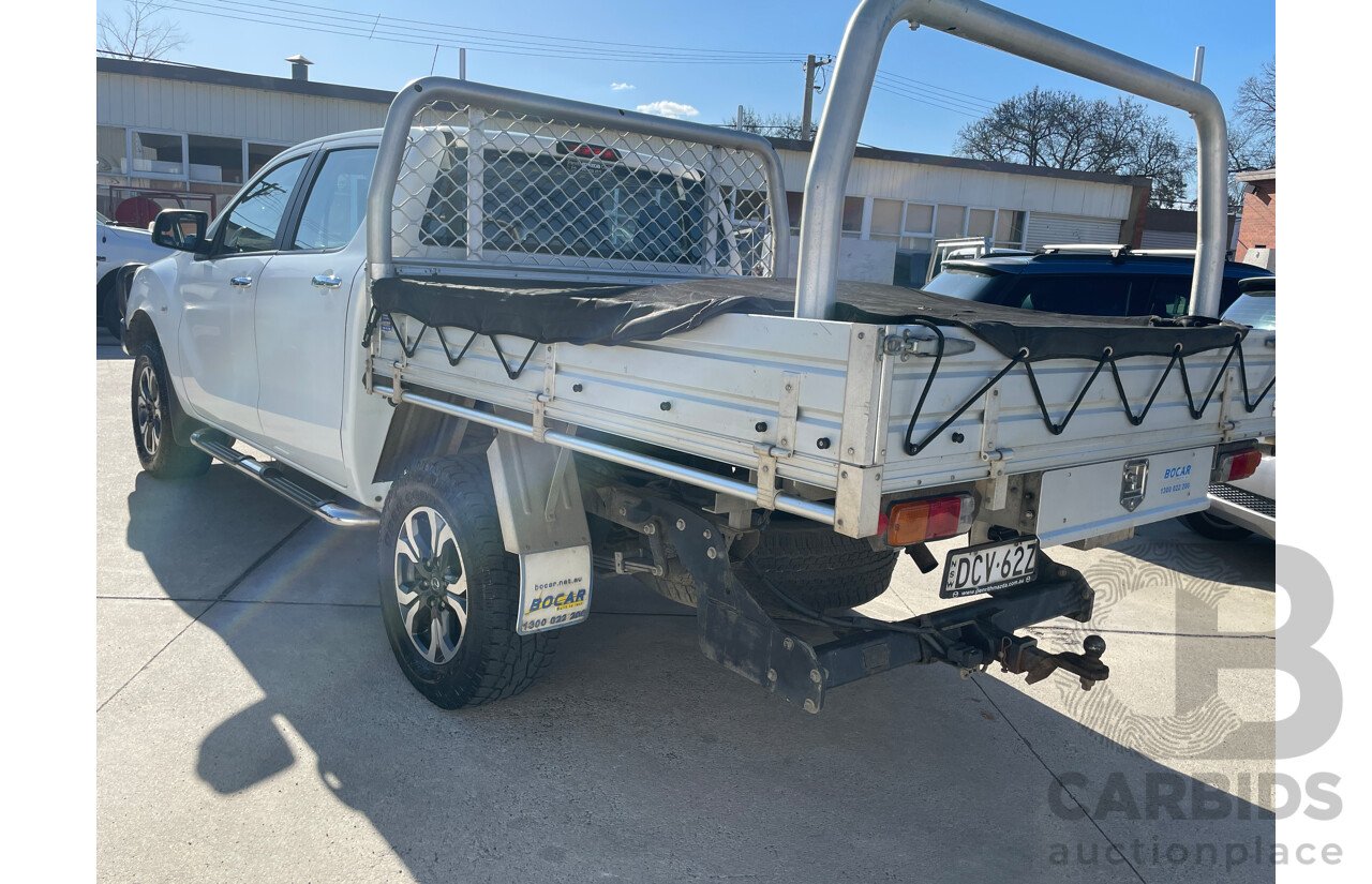 1/2016 Mazda Bt50 XTR (4x4) MY16 Dual Cab Utility White 3.2L