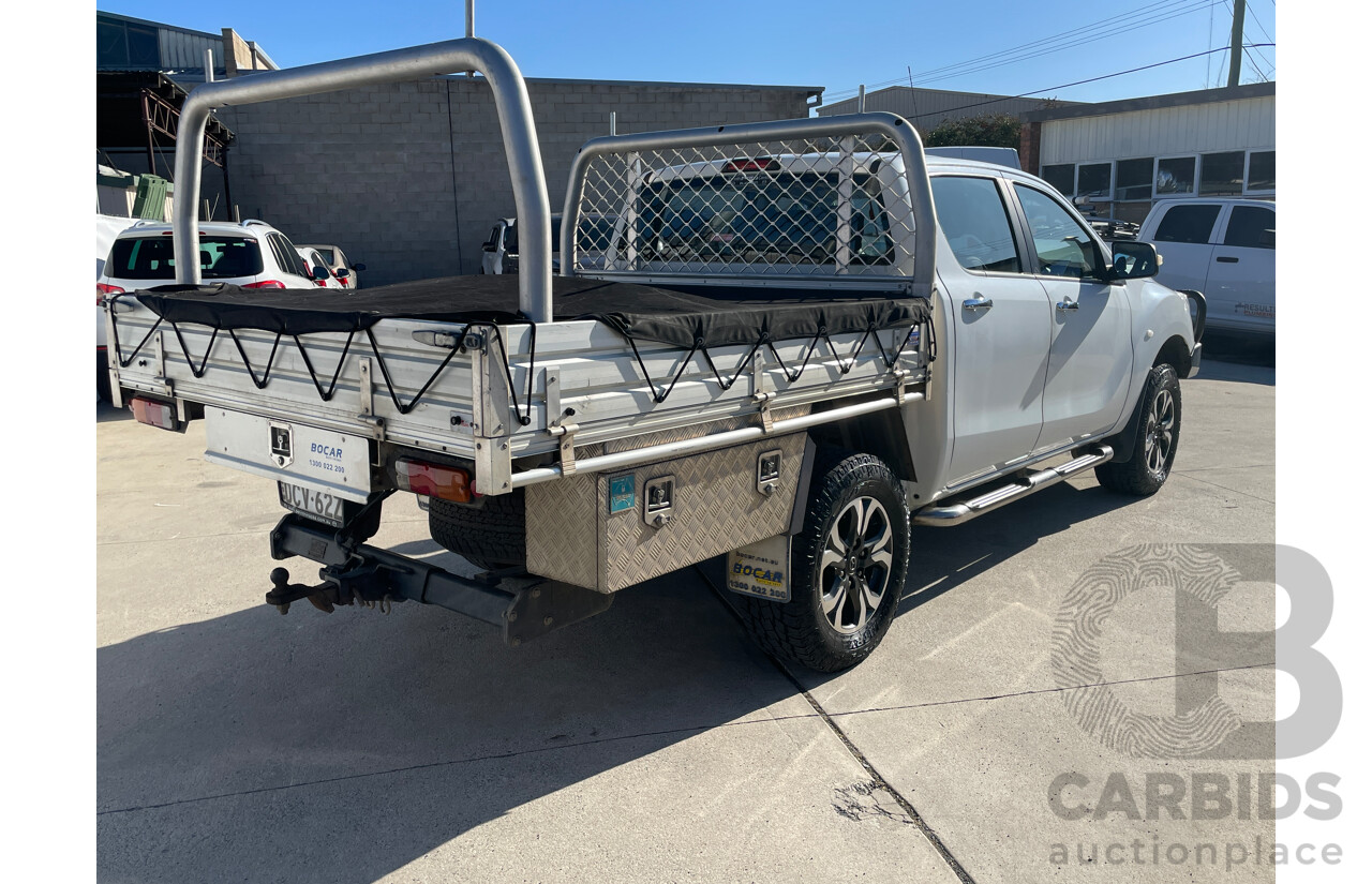 1/2016 Mazda Bt50 XTR (4x4) MY16 Dual Cab Utility White 3.2L