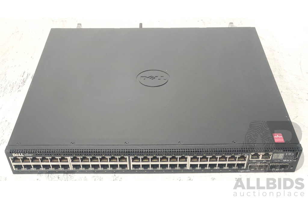 Dell EMC PowerSwitch (N3048P) 48-Port Gigabit Ethernet PoE+ Switch