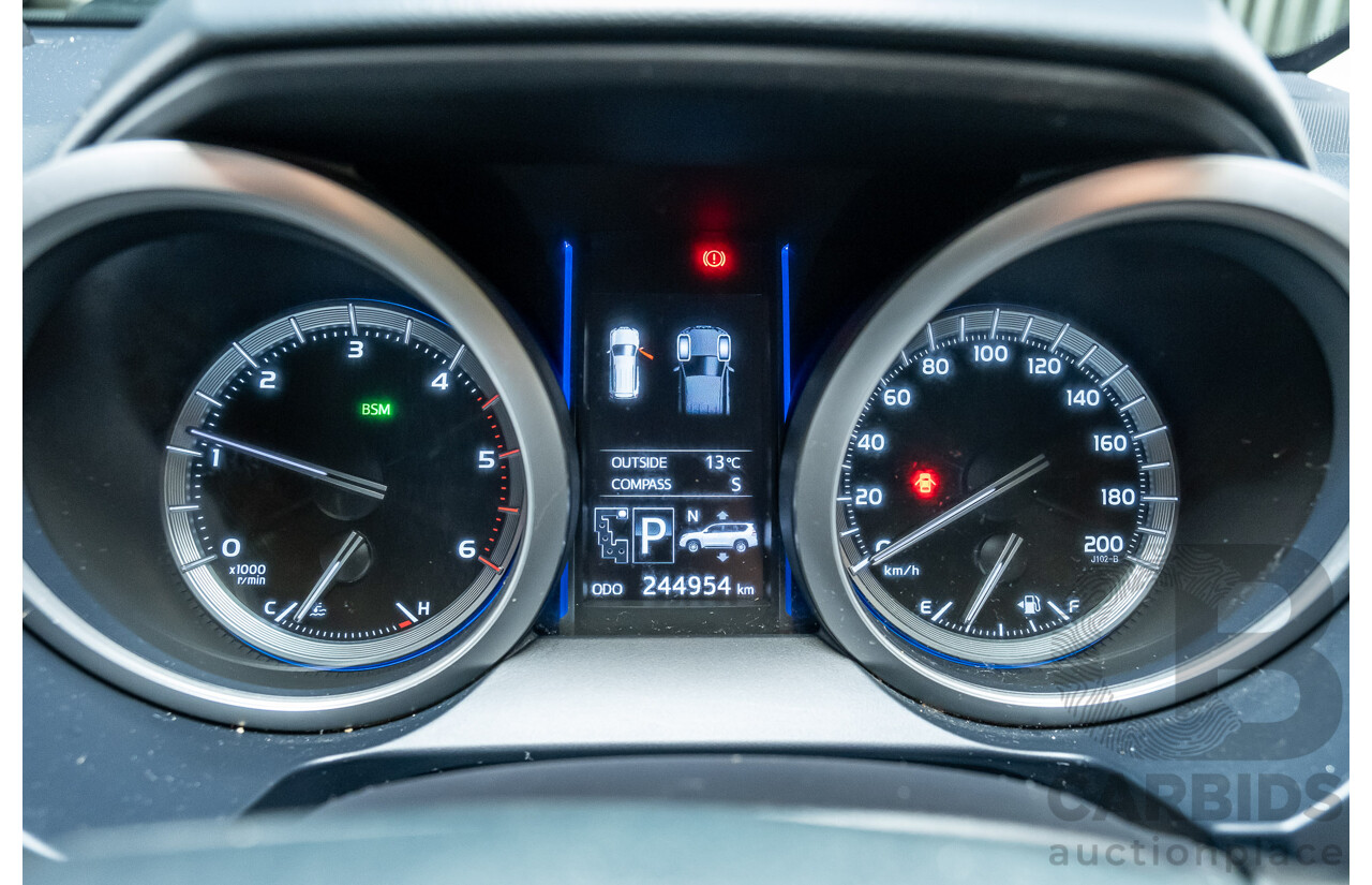 02/2017 Toyota Landcruiser Prado Kakadu (4x4) GDJ150R MY17 4d Wagon Premium Silver Turbo Diesel 2.8L - 7 Seater