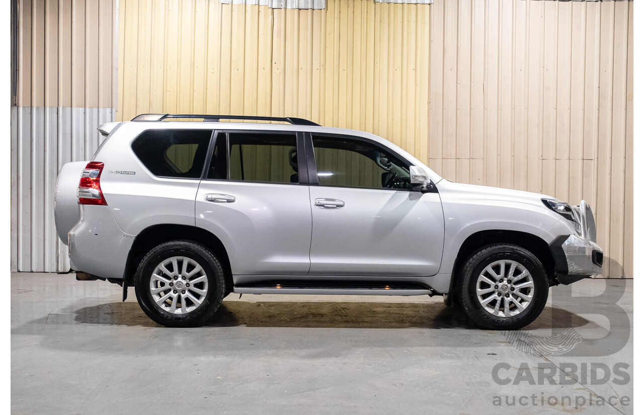 02/2017 Toyota Landcruiser Prado Kakadu (4x4) GDJ150R MY17 4d Wagon Premium Silver Turbo Diesel 2.8L - 7 Seater