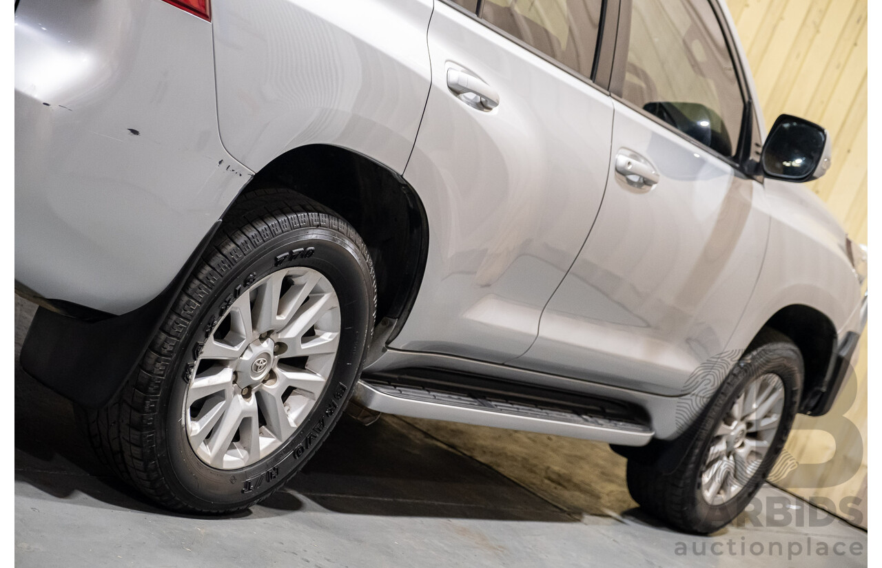 02/2017 Toyota Landcruiser Prado Kakadu (4x4) GDJ150R MY17 4d Wagon Premium Silver Turbo Diesel 2.8L - 7 Seater