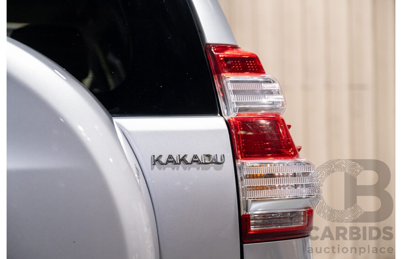 02/2017 Toyota Landcruiser Prado Kakadu (4x4) GDJ150R MY17 4d Wagon Premium Silver Turbo Diesel 2.8L - 7 Seater