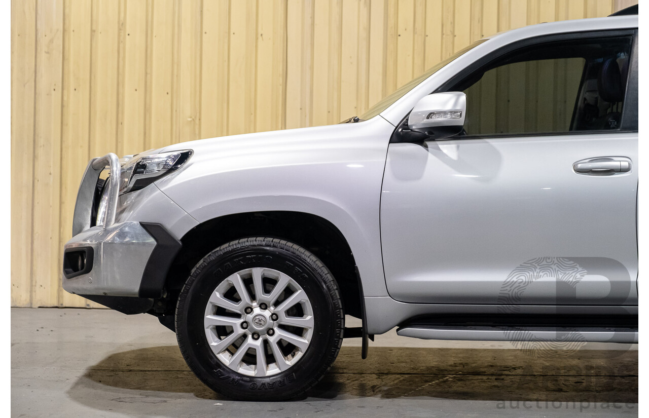 02/2017 Toyota Landcruiser Prado Kakadu (4x4) GDJ150R MY17 4d Wagon Premium Silver Turbo Diesel 2.8L - 7 Seater