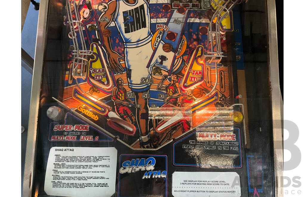 SHAQ ATTAQ (D. Gottlieb & Co) Pinball Machine