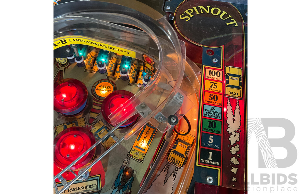 Taxi (Williams) Pinball Machine