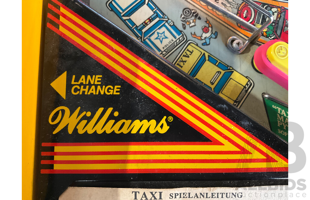 Taxi (Williams) Pinball Machine