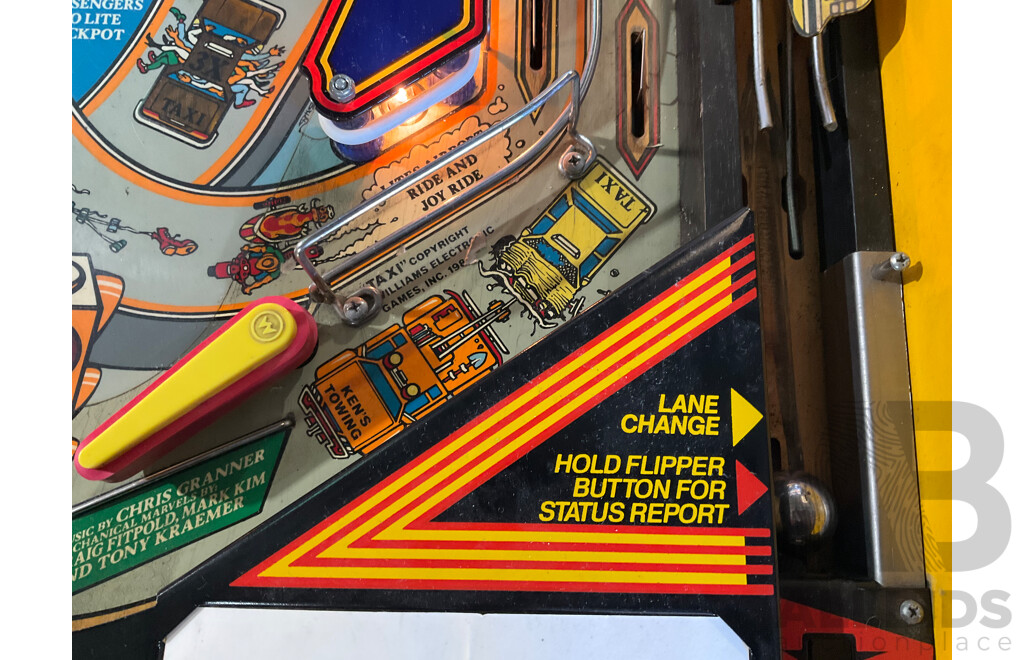 Taxi (Williams) Pinball Machine
