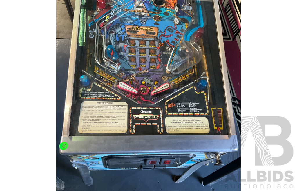 WATERWORLD (D. Gottlieb & Co) Pinball Machine