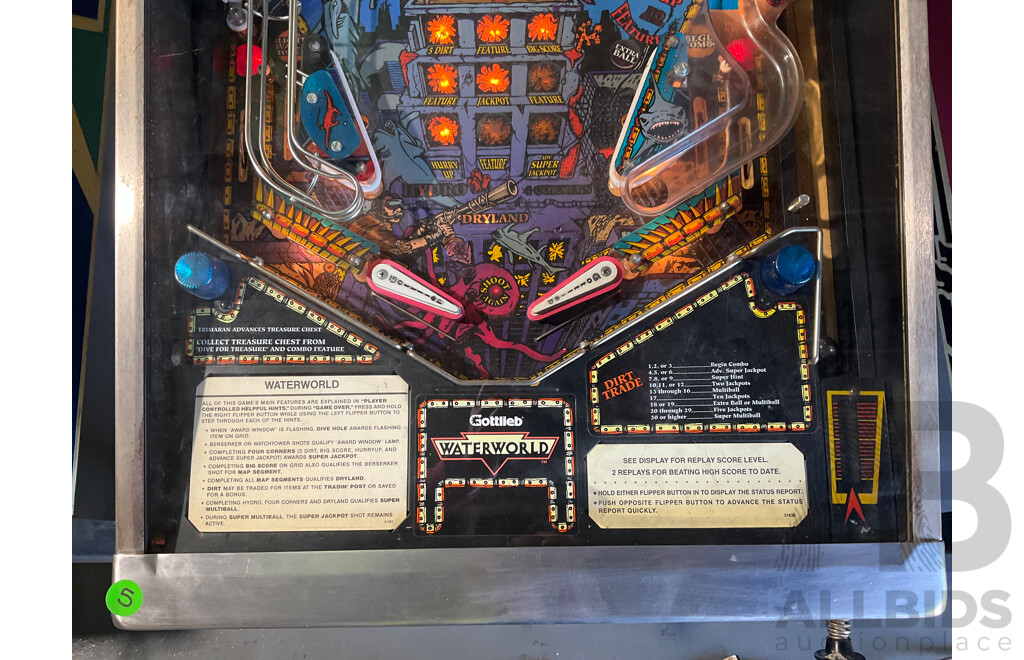 WATERWORLD (D. Gottlieb & Co) Pinball Machine