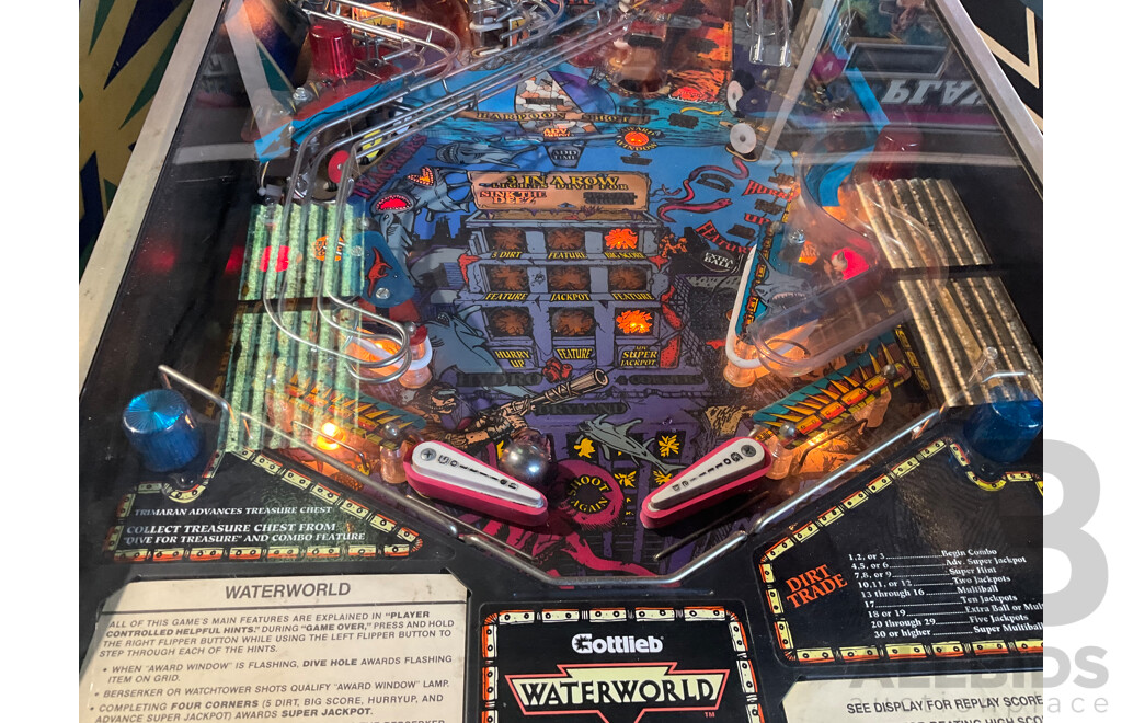 WATERWORLD (D. Gottlieb & Co) Pinball Machine