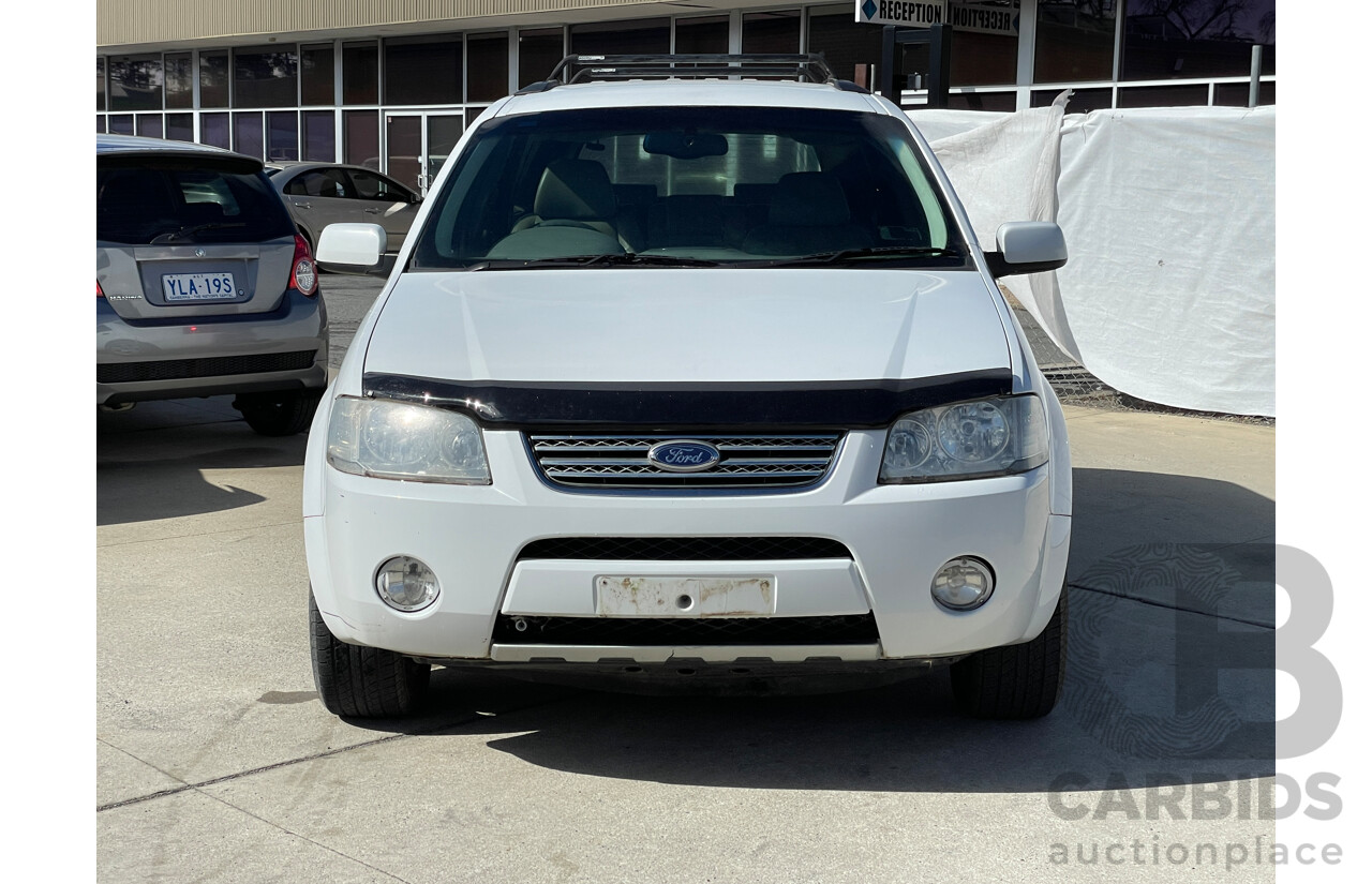 2/2006 Ford Territory GHIA (4x4) SY 4d Wagon White 4.0L