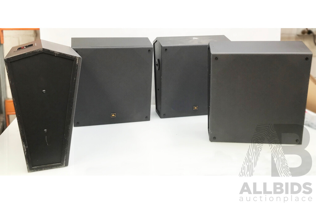JBL Profession Products Surround Sound Cinema Speakers (Model 8340) - Lot of 4