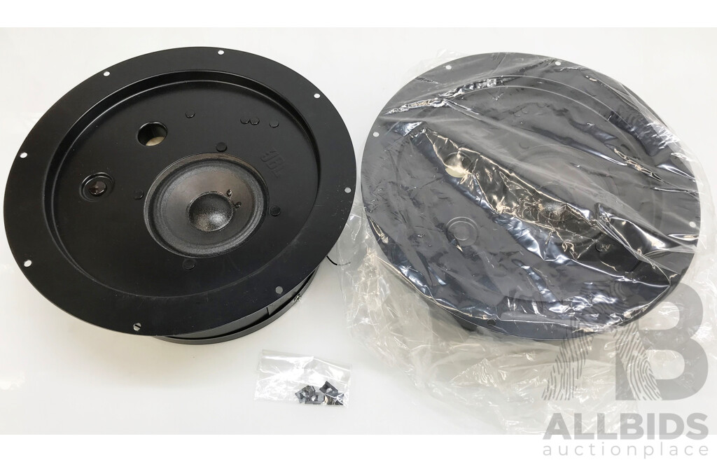 JBL (Model 4645B) Cinema Theater Subwoofer Two Piece Set with Accessories