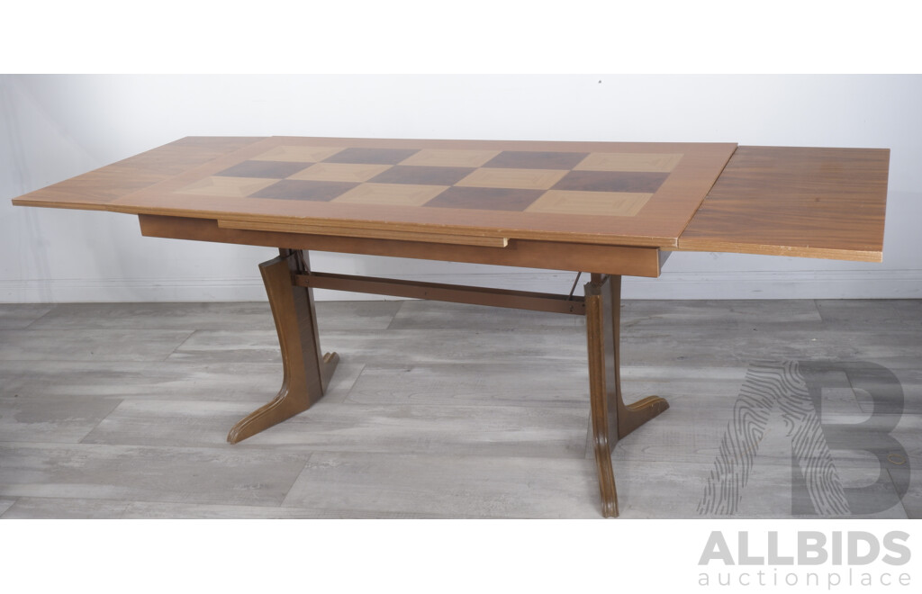 Vintage Metamorphic Extension Dining/ Coffee Table
