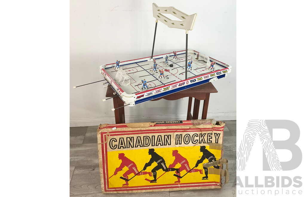 Vintage Canadian Hockey Tabletop Game