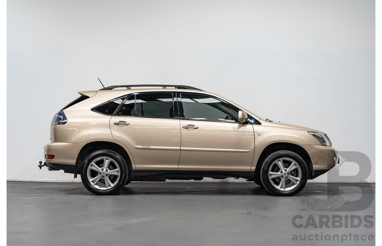 7/2008 Lexus RX400h Hybrid (AWD) MHU38R 4d Wagon Beige 3.3L