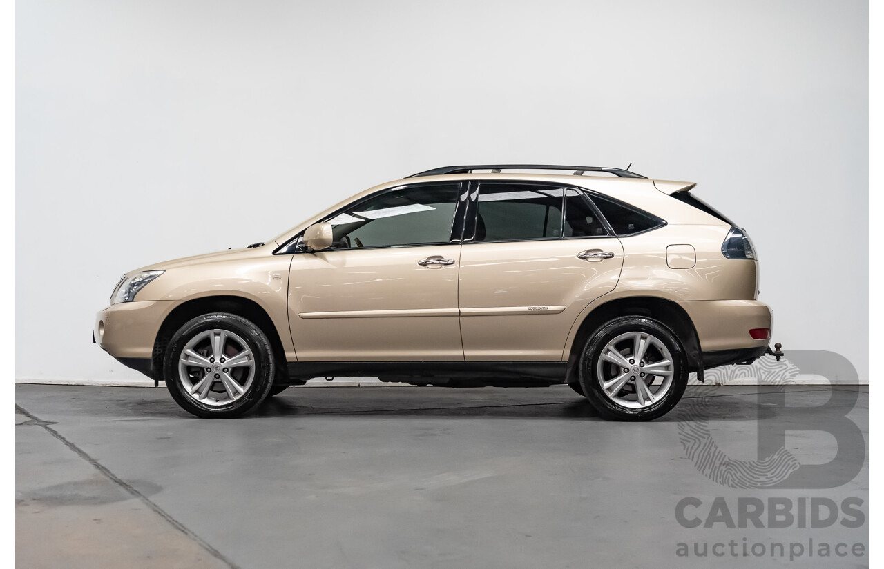 7/2008 Lexus RX400h Hybrid (AWD) MHU38R 4d Wagon Beige 3.3L