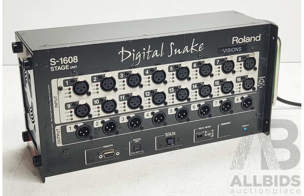 Roland (S-1608) Digital Snake 16x8 Stage Unit