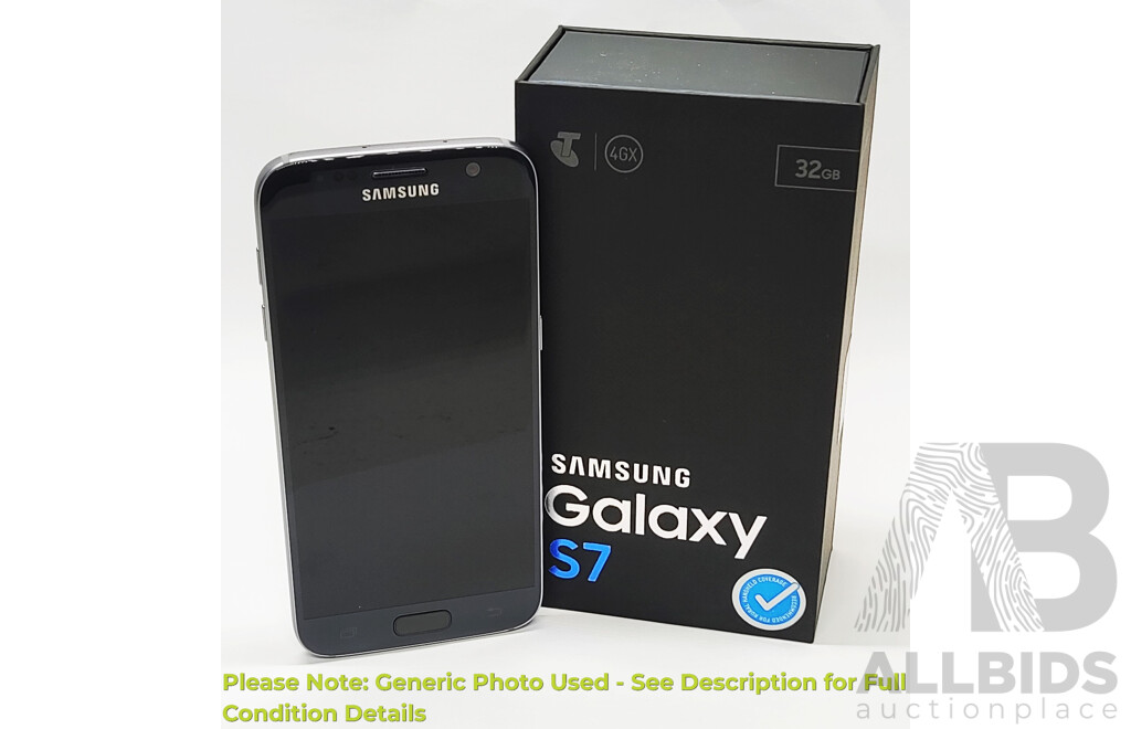 Samsung (SM-G930F) Galaxy S7 5.1-Inch 32GB (Onyx Black) Smart Phone