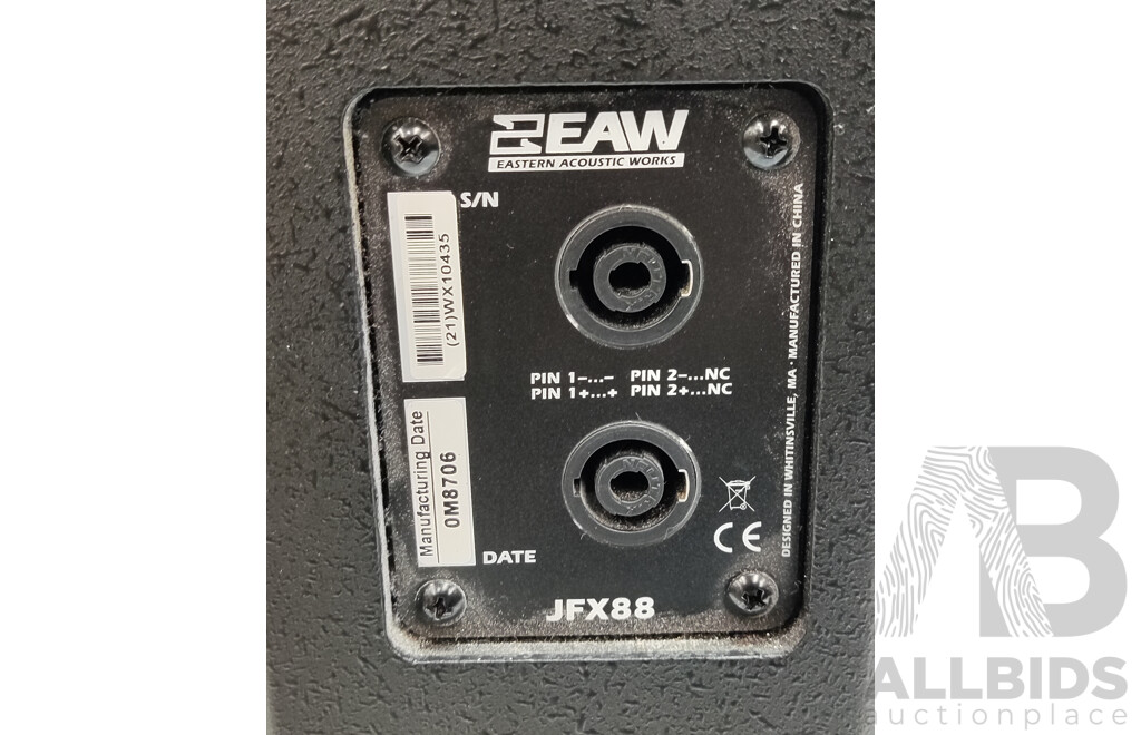 EAW (JFX88) 2-Way Loudspeaker - Lot of Three