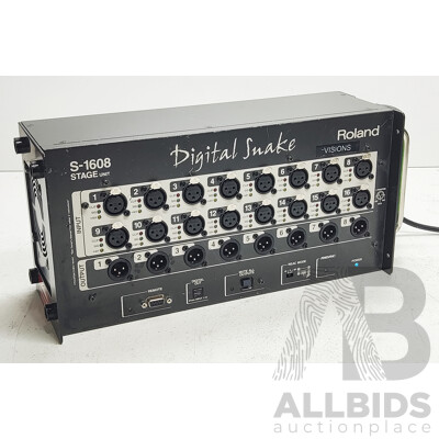 Roland (S-1608) Digital Snake 16x8 - Lot 1487782 | ALLBIDS