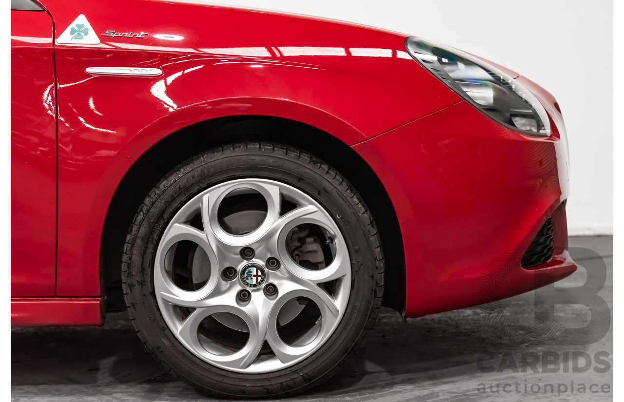 12/2015 Alfa Romeo Giulietta Sprint Limited Edition MY16 5d Hatchback Red Turbo 1.4L