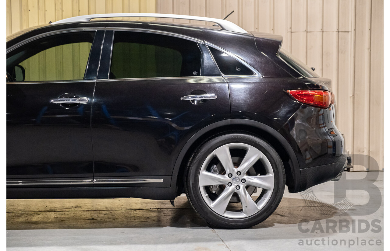 6/2013 Infiniti QX70 3.0d S (AWD) 4d Wagon Metallic Black Turbo Diesel V6 3.0L