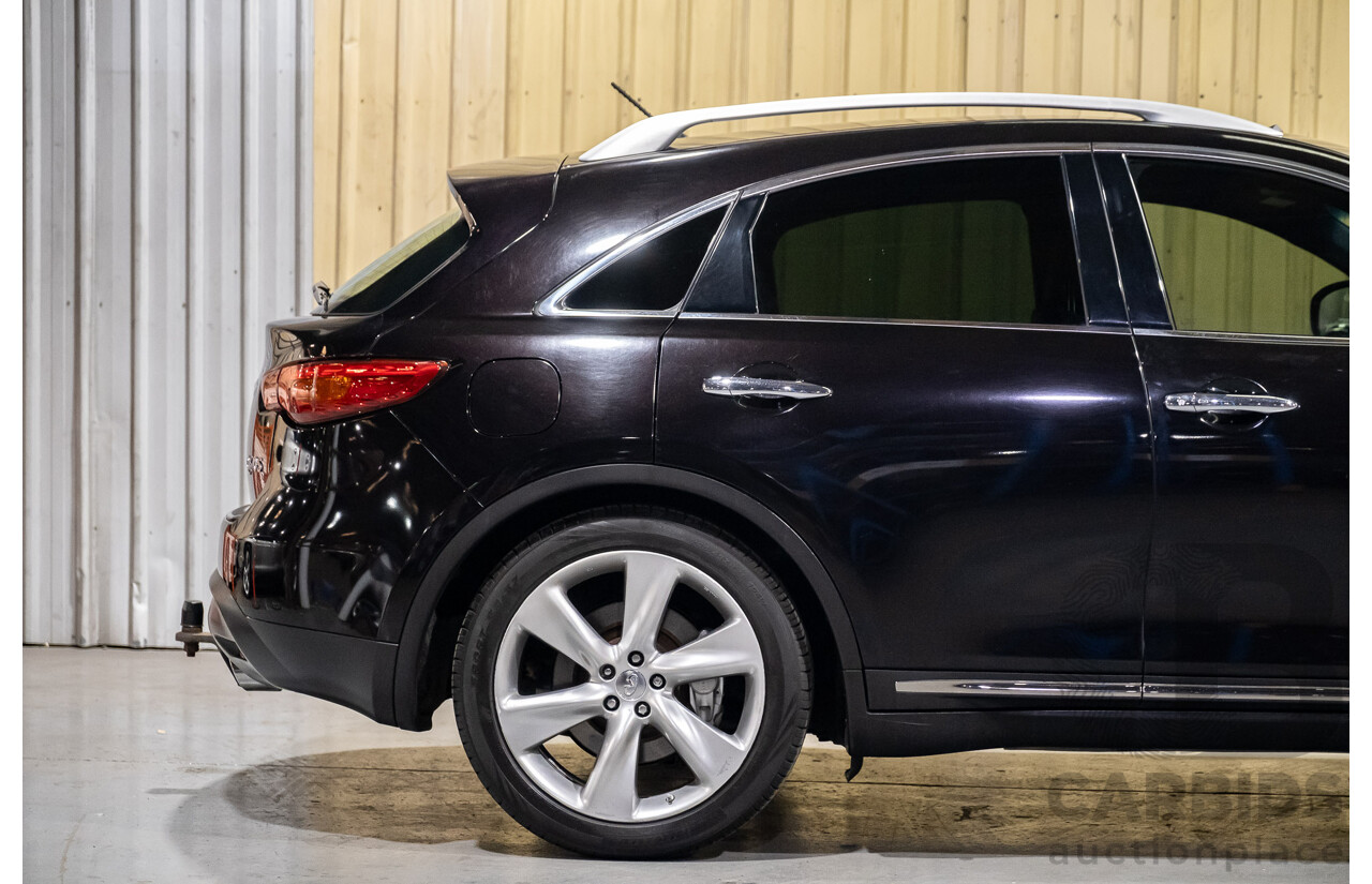 6/2013 Infiniti QX70 3.0d S (AWD) 4d Wagon Metallic Black Turbo Diesel V6 3.0L