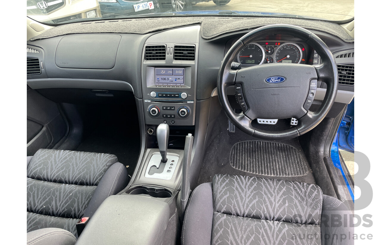 7/2005 Ford Falcon XR6 BA MKII 4d Sedan Blue 4.0L