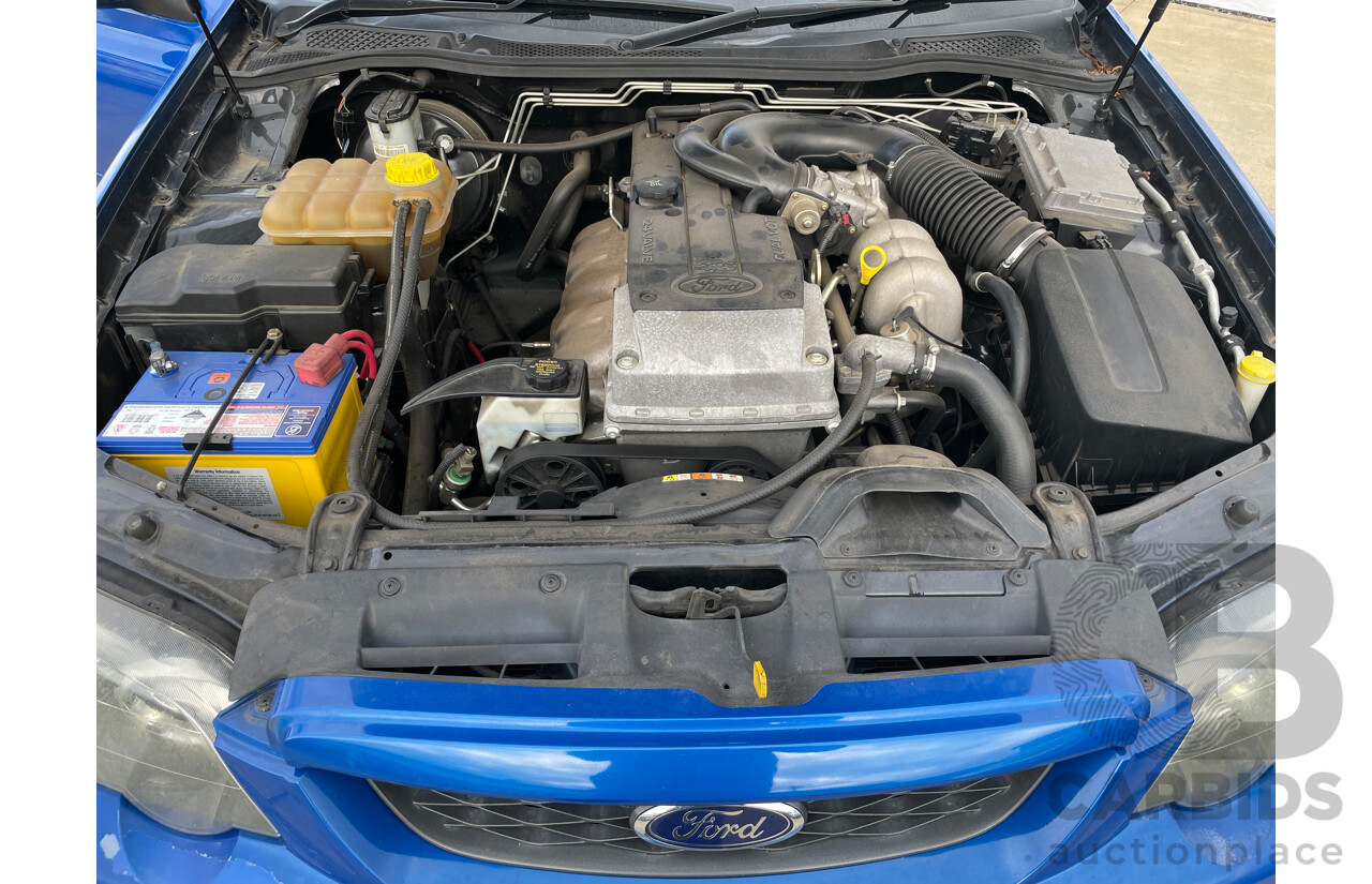 7/2005 Ford Falcon XR6 BA MKII 4d Sedan Blue 4.0L