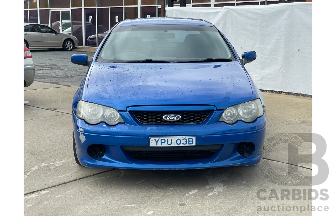 7/2005 Ford Falcon XR6 BA MKII 4d Sedan Blue 4.0L